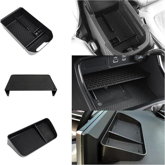 3PCS Center Console Tray Organizer for Toyota 2019-2025 RAV4 Hybrid, Prime (PHEV) Accessories Center Console Tray，Dashboard Tray，Armrest Storage Box（for 8'' Multimedia Display Only）