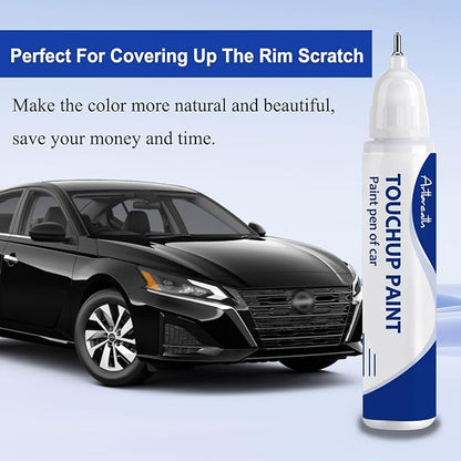 Super Black(KH3) Touch Up Paint for Nissan-Exact Match–Chips and Nicks Car Paint Scratch Repair Kit Automotive Paint Pen for 370Z/Altima/Armada/Cube/Frontier/GT-R/Juke/Leaf/Maxima/Murano/NV/Rogue