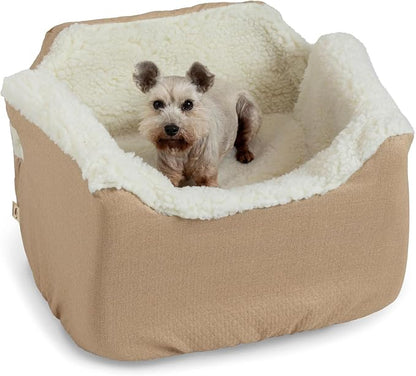 SNOOZER PET Products Lookout 1 Dog CAR SEAT, Birch Diamond, Medium