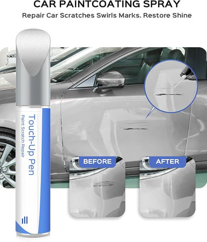 45P Sonic Silver Metallic Touch Up Paint Compatible with Mazda Exact Match Chips and Nicks Touch Up