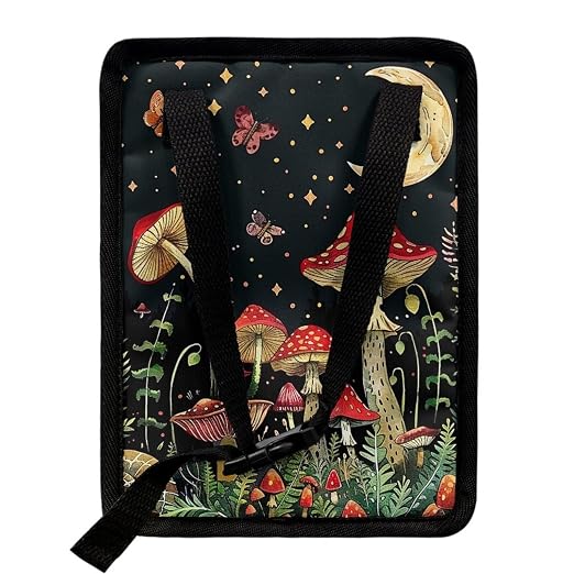 BIGCARJOB Mushroom Car Garbage Can Hanging Cute Trash Bag for Back Seat Auto Interior Storage Bags Car Trash Interior Accessories for Womens