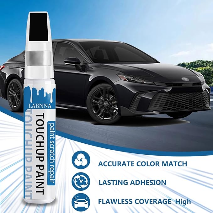 Ruby Flare Pearl(3T3) Touch Up Paint for Toyota-Exact Match 2 in 1 touchup Paint Pen for Chips and Nicks Repair Car Paint Scratch Repair Kit