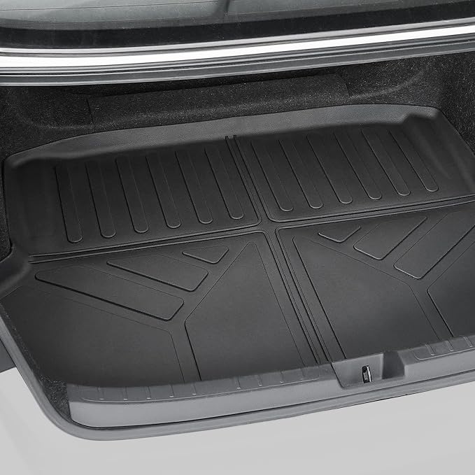 Floor Mats for Honda Civic Sedan 2022-2026/Acura Integra 2023-2026, All Weather Floor Mats Trunk Cargo Liner and Door Sill Guards Accessories, Full Coverage Set (Gas Only, Not fit Manual)
