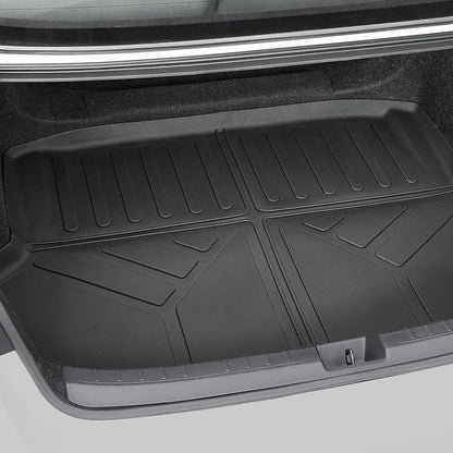 Floor Mats for Honda Civic Sedan 2022-2026/Acura Integra 2023-2026, All Weather Floor Mats Trunk Cargo Liner and Door Sill Guards Accessories, Full Coverage Set (Gas Only, Not fit Manual)