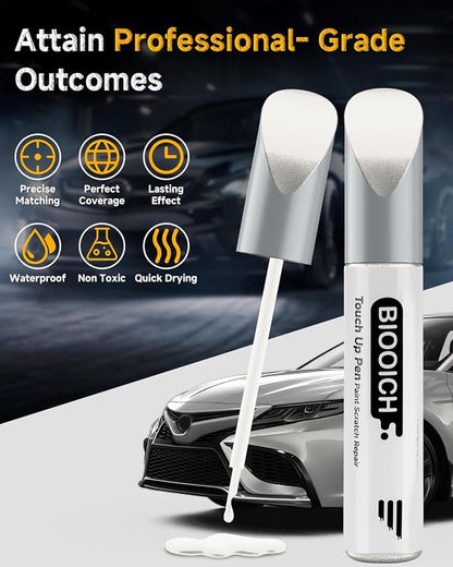 Touch Up Paint Pen Exact Color Match Car Chip and Scratch Repair (for Toyota, Blizzard Pearl Tricoat(070))