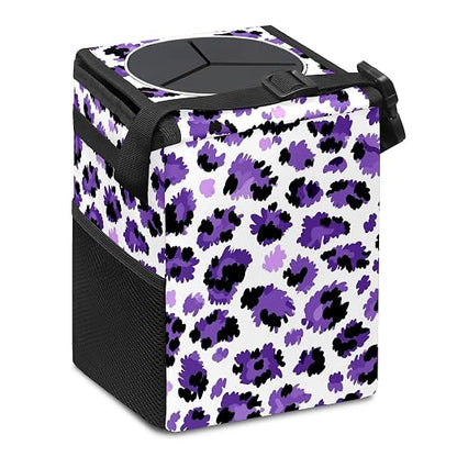 Car Trash Can – Multi-Purpose, Lightweight and Portable with Durable Water-Resistant Coating, No Installation Required, Practical and Ample Capacity, Variety of Colors.Tiger Pattern