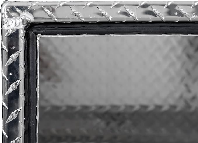 Buyers Products 1705119 Diamond Tread Aluminum Underbody Truck Tool Box, 18 x 24 x 36, Made in USA, .100 in. Thick, Corrosion-Resistant, Locking Compression Latch, Secure Storage for Work Trucks