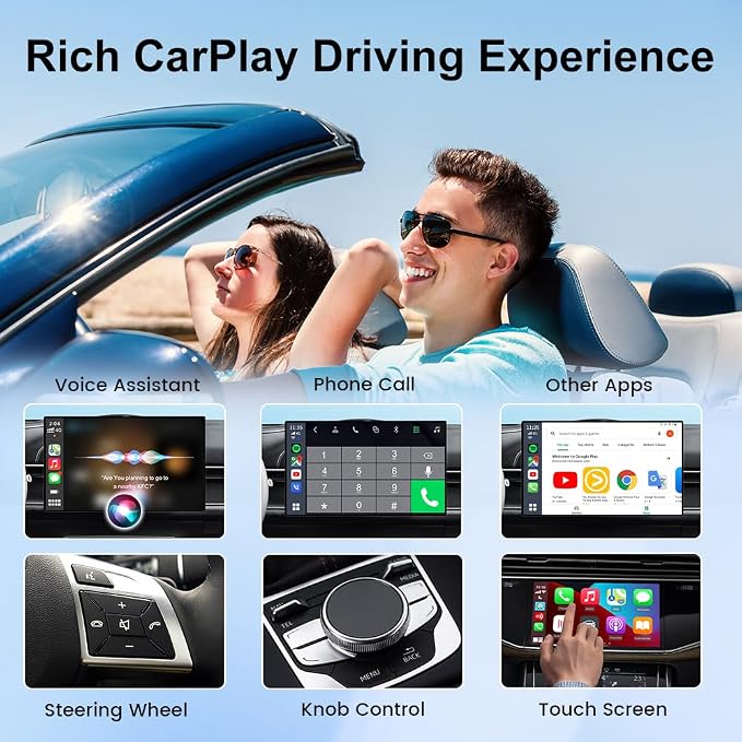 CarlinKit CarPlay Multimedia AI Box Android 13.0 System Only for Wired CarPlay Touch Screen Cars, Support Netflix YouTube Google Play ect. Wired to Wireless CarPlay Android Auto 8core 4G+64G