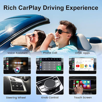 CarlinKit CarPlay Multimedia AI Box Android 13.0 System Only for Wired CarPlay Touch Screen Cars, Support Netflix YouTube Google Play ect. Wired to Wireless CarPlay Android Auto 8core 4G+64G