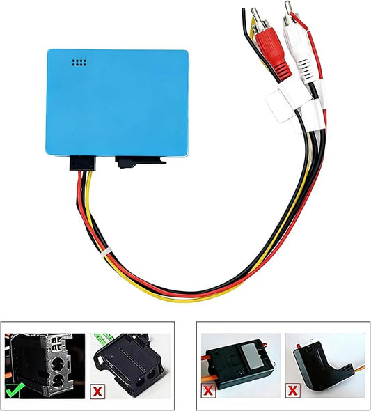 EZoneTronics [Fit Porsche] Fiber-Optic-Decoder Most Box for for Porsche Boxs TER(2004-2015) / Cayenne(2004-2016) / 911(2004-2015) Car Radio System Upgrade Adapter Box