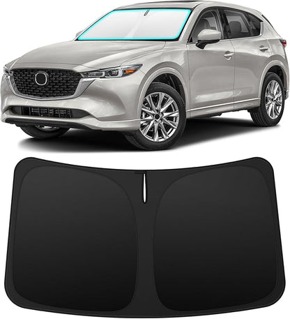 INSAUTO Custom Fit Windshield Sun Shade Accessories for Mazda CX5 CX-5 2017-2026, Foldable Front Window Sunshade, UV & Heat Reflector, Keeps Interior Cool, Includes Storage Bag