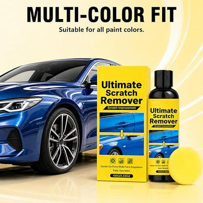 Ultimate Scratch Remover, Plastic Polish Scratchs Removers, Car Scratchs Repair Paste Deep Scratch, Quick Repair Scratches and Restore Shine for All Paint Colors Polishing Kit (100g/3.53oz, 2Set)