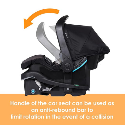 Baby Trend EZ-Lift™ PRO Infant Car Seat, Dash Tan – Lightweight Premium Carry, Plush Infant Cushioning, Adjustable Harness Support