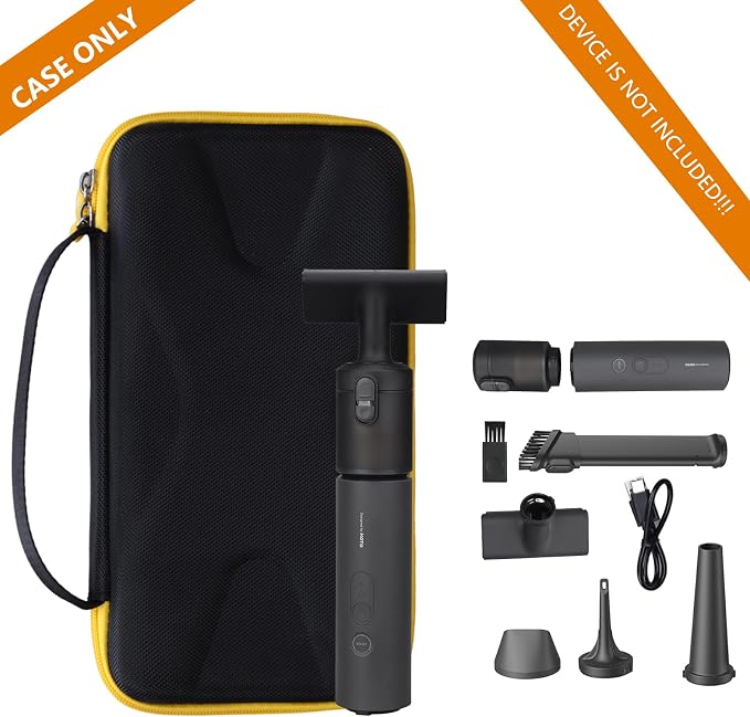 Aproca Case Compatible with HOTO Handheld Car Vacuum Cleaner Cordless, Portable Hard Storage Bag for Accessories (Case Only)