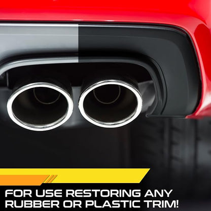 Formula 1 Black Gold, Long-Lasting Tire Shine Restores Glossy Black Color to Rubber and Plastic Trim, Water Resistant with UV Protection, 23oz