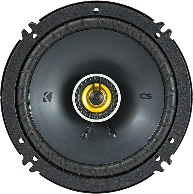 KICKER 46CSC654 CS-Series CSC65 6.5-Inch (160mm) Coaxial Speakers, 4-Ohm (Pair)