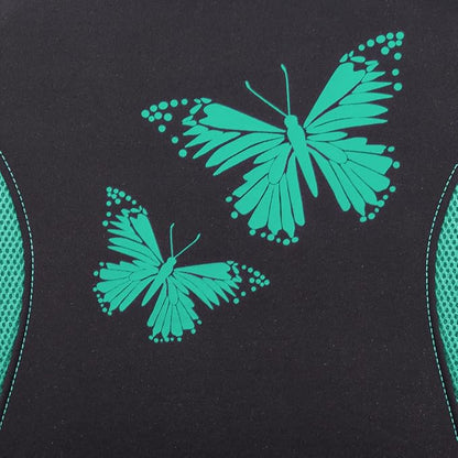 Flying Banner Butterfly car seat Covers ful Set Fashion Universal Lady Woman Female Rear Bench Split Colorized (Full Set, Mint Green)