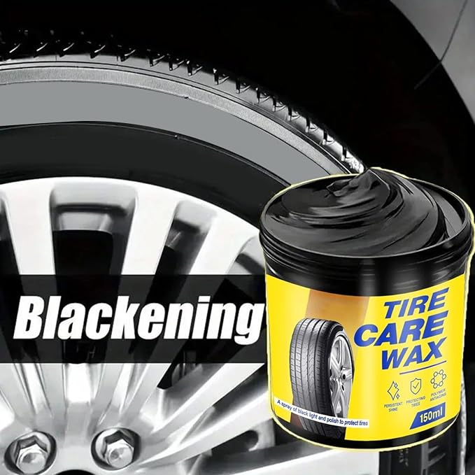 Car Tire Shine - Auto Tyre Polishing, Nourishing Gel, Wet Look Finish, UV Block Formula, Anti Static Layer | for Mechanics Detailers Trucks
