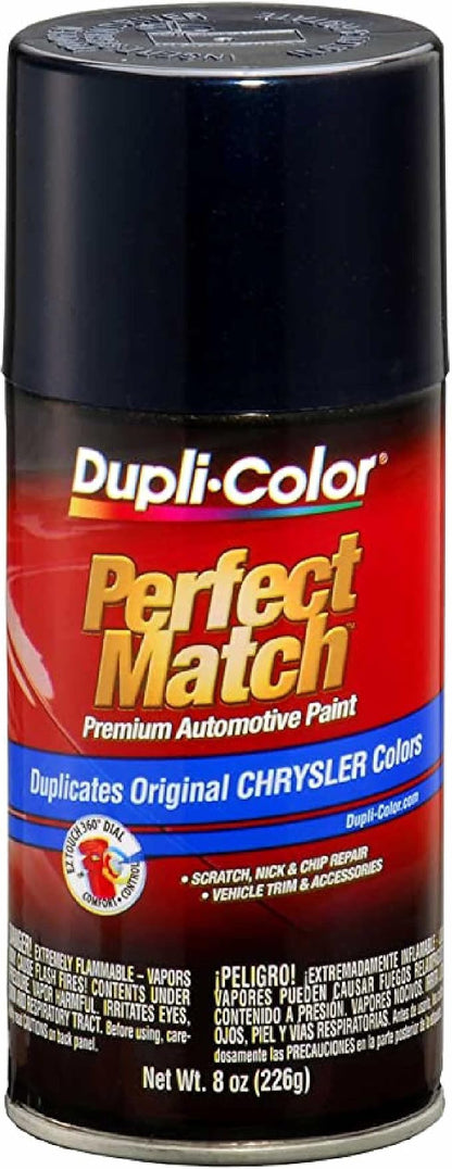Dupli-Color Deep Metallic Chrysler Perfect Match Automotive Paint - Aerosol Sapphire Blue 8 oz.