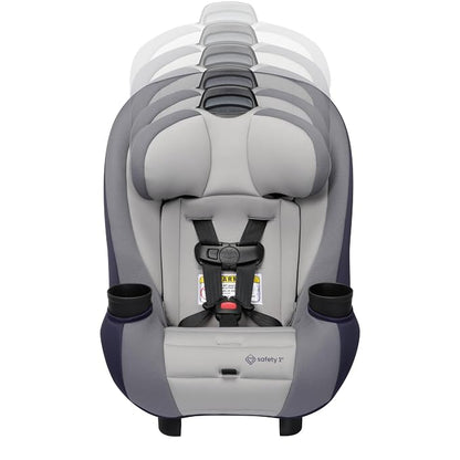 Safety 1st Ellaris 3-in-1 Convertible Car Seat, Slim Fit Design, Rear & Forward-Facing, 5-Position Headrest, Travel-Friendly with Machine-Washable Seat Pad, London Blue