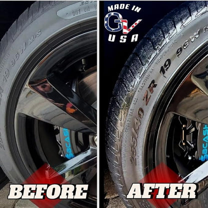 Detailing Products Vivid Tire Shine, Tire Dressing, Tire Gloss, Tire Shine Spray, car tire shine (1 Gallon)