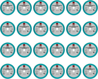 RUPES 9.DA100B Pack of 24 Light Blue D-A Intermediate Foam Polishing Pads 100mm | Ideal for Paint Correction & Gloss Enhancement | Improves Cutting Performance | Compatible with 4" Backing Plate