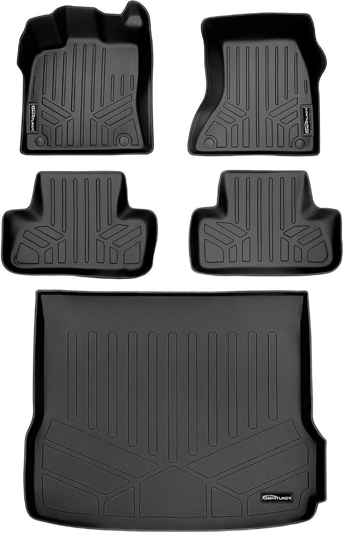 MAXLINER Floor Mats 2 Rows and Cargo Liner Set for 2009-2017 Audi Q5