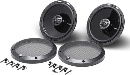 Rockford Fosgate P1650 Punch 6.5" 2-Way Coaxial Full Range Speaker - Black (Pair)
