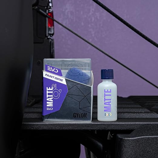 Gyeon Matte EVO Light Kit Ceramic Coating for Matte and Satin finishes Hydrophobic Paint sealant UV Chemical Protection enhances Color Depth Without Gloss adds Lasting Protection