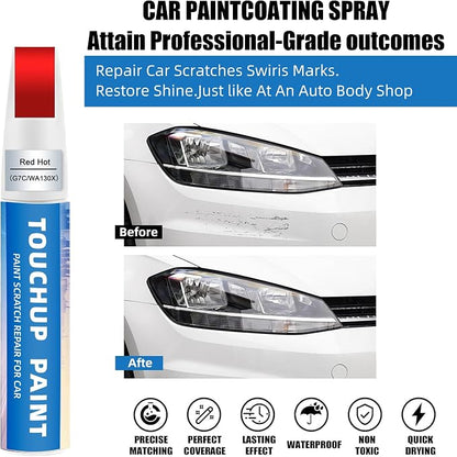 Red Hot(G7C/WA130X) Touch Up Paint Compatible with Chevy 2-in-1 Car Scratch Repair Pen for Rock Chips, Door Scratches & Paint Nicks Exact Color Match Quick Dry DIY Fix for Silverado Silverado Equinox