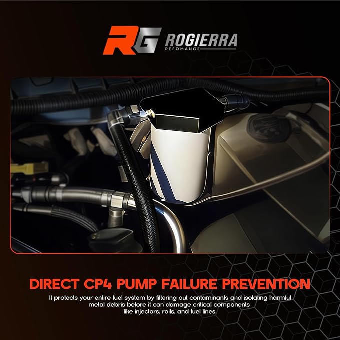 Rogierra CP4 Disaster Prevention Bypass Kit for 2011-2022 Ford F250 F350 F450 F550 Super Duty 6.7L, Replaces CP4-6.7F-BP-G2.1 & 7031190