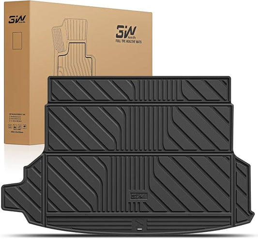 3W Cargo Liner for 2025 2026 Subaru Forester (Not Fit Hybrid & Wilderness), TPE All Weather Custom Fit Car mats for 2025 2026 Forester Cargo Liner Anti-Slip Heavy Duty Accessorious, Black