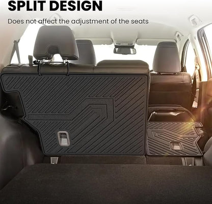 LASFIT Rear Seat Back Protector for Honda CRV 2012-2016, All Weather TPE Pet Friendly Custom Fit CR-V Second Row Back Seat Cover Backseat Mat Liner Accessories, Black