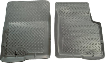 Husky Liners Classic Style Floor Mats | Fits 1995-2004 Toyota Tacoma Access & Standard CAB ONLY | Front Row, 2-pc Grey - 35112