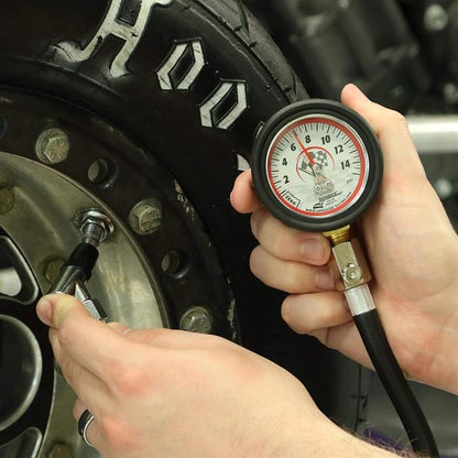 Longacre 52-52034 0-15 PSI Tire Pressure Gauge, 2 Inch