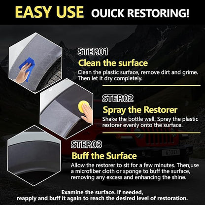 Tire Shine Paste | The Perfect Shine | Durable and User Friendly Tire Dressing | Long Lasting UV Protection for Black Tires, Wheels, & Rubber | 5.29 Oz Kit with Sponge