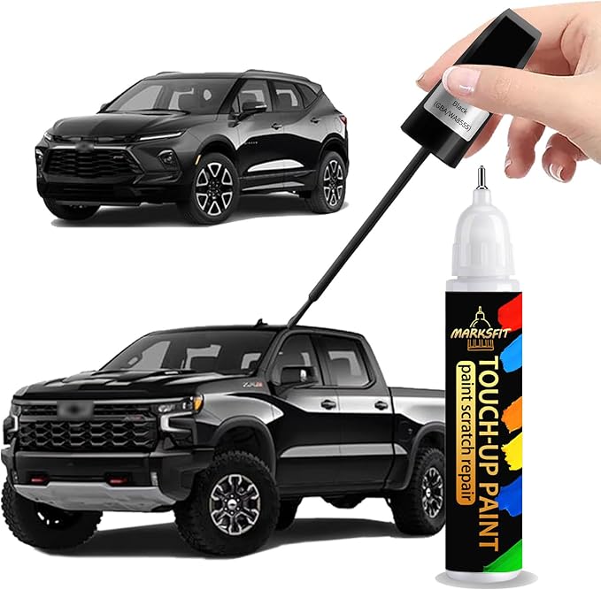 Black(GBA/WA8555) Touch Up Paint For Chevrolet Exact Match-Chips and Nicks 2 in 1 Car Paint Pen Scratch Rapair for Tahoe/Suburban/Blazer/Colorado/Trax/Chevy/Silverado/Equinox/Traverse