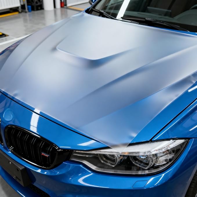 MHOO Matte Clear PPF 7.5Mil Car Paint Protective Film Compatible with Tesla Model Y 2020-2025 TPU Film Scratch Clear Paint Protection Vinyl Film (5X50ft)