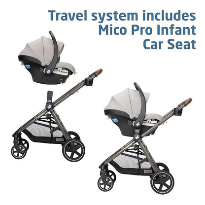 Maxi-Cosi Zelia 2 Luxe 5-in-1 Modular Travel System, New Hope Tan