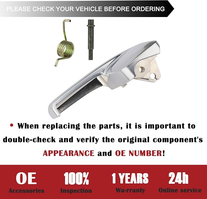 TQPONLY Interior Door Handle Left Driver Side,Compatible with 2003-2006 Ford Expedition Front or Rear,Inner Handle Inside Door Lever