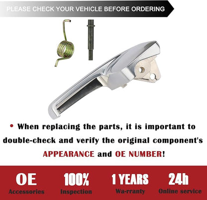 TQPONLY Interior Door Handle Left Driver Side,Compatible with 2003-2006 Ford Expedition Front or Rear,Inner Handle Inside Door Lever