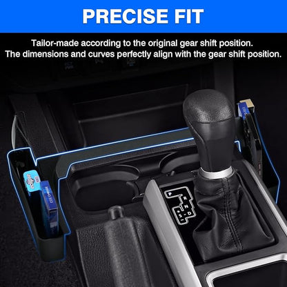 Autorder Gear Shift Organizer for 2016-2020 2021 2022 2023 Toyota Tacoma Accessories Center Console Organizer Gear Shift Organizer Insert Tray with Anti-Slip Mat