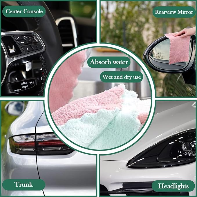 High Density Ultra Soft Detail Brush Car Interior Dust Brush Accessories Car Detailing Brush Soft Hair Wooden Brush Deep Cleaning Tool Kit Keyboards Laptop Sofa Dusting Brush (A-1PC)