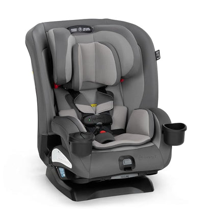 Safety 1st EverSlim 4-in-1 Convertible Car Seat, SecureTech Chest Clip, Ultra-Slim, 4-Mode Infant to Booster, Baby Car Seat, 5-100 lbs, Memory Foam, Office Space