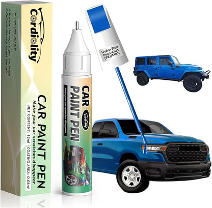 Hydro Blue Pearl-Coat(PBJ/MBJ) Touch Up Paint Pen for Ram,Car Paint Scratch Repair Pen Quick and Easy Fix Auto Paint Scratch