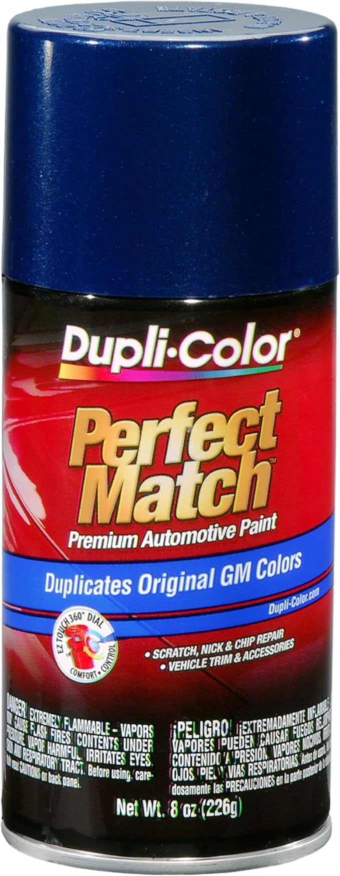 Dupli-Color Perfect Match Premium Automotive Paint, Dark Blue (M), 8 oz