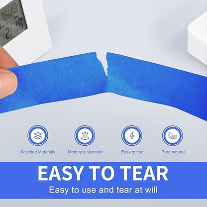 Painters Tape 2 Inch Wide, 8 Pack Blue Masking Tape for General Purpose Use, 2 Inches x 55 Yards x 8 Rolls, 440 Yards in Total