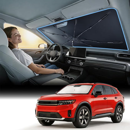 Nmoiss [Vinyl Coating Heat Shield] Windshield Sun Shade Umbrella Custom for Honda Prologue, Protect Car from Sun Rays & Heat Damage Keep Cool and Protect Interior