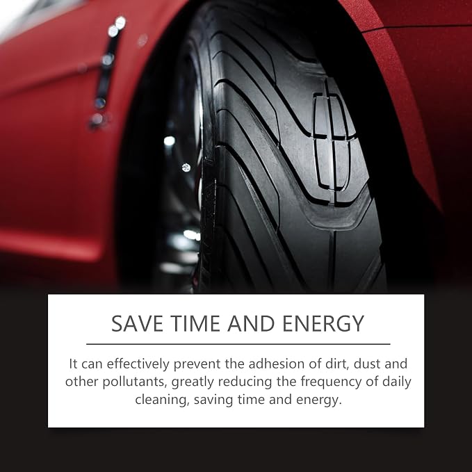 Car Tire Renewal Wax, Long-Lasting Tire Shine Polishing Paste with Sponge, UV Protection, Waterproof, Anti-Dirt, Restores Black Gloss & Prevents Fading Aging for Cars, Trucks, Motorcycles, RVs