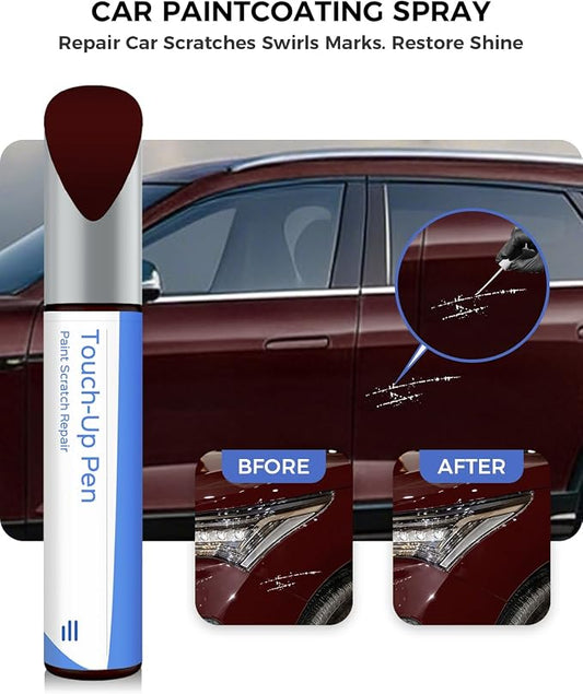 Copper Ruby Metallic LM8N/I7 Touch Up Paint Compatible with Porsche Exact Match Chips and Nicks Touch Up
